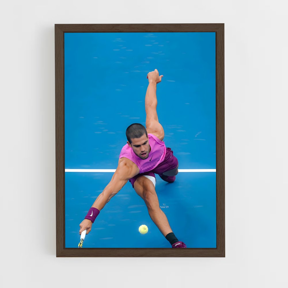 Poster Carlos alcaraz motive – affiche Tennis (vue 5)
